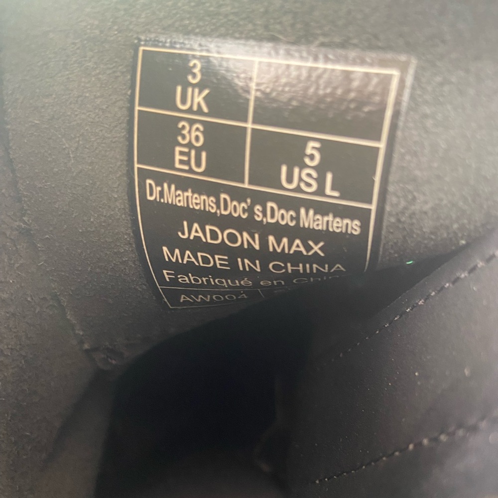 Dr Martens in great condition and worn only twice.